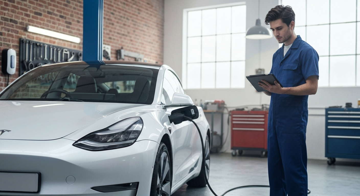 Tesla servicing